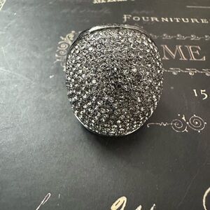 Michael Kors Silver Crystal Dome Ring